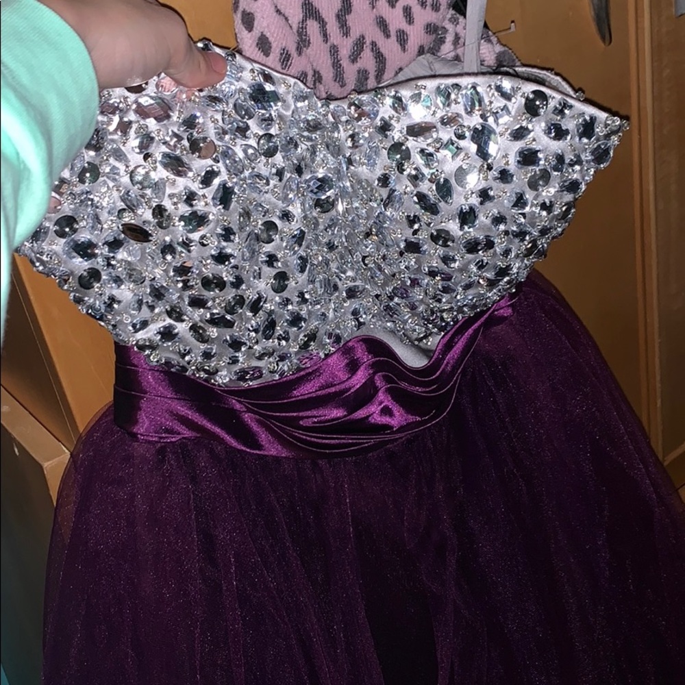 Purple formal or prom dress